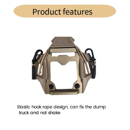 For Fast Mich Helmet Holder Accessory for 3Rd Generation Cuttlefish Stem with Elastic Hook and Rope Accessory, B 1