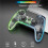 P4 Wireless Gaming Controller RGB Light  Wireless Gamepad 6-Axis Gyro for PS4 PC 5