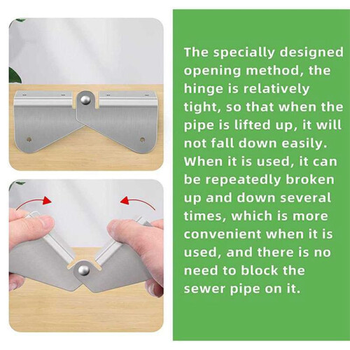 2PCS Gutter Extension Hinge Also Includes Screws Easy DIY Installation  Any Size Rectangle or Square Downspout 1