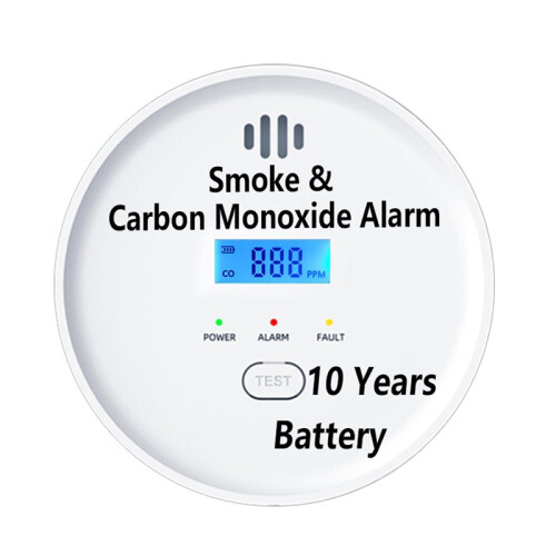 Détecteur de Fumée et de Monoxyde de Carbone WiFi 10 Ans avec Application de Notification Intégrée 1