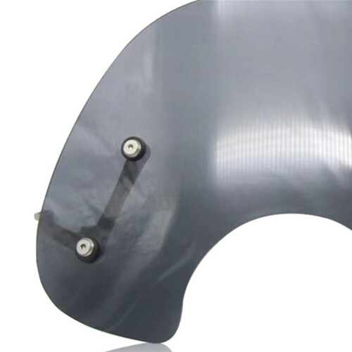 Motorcycle Windshield WindScreen Wind Deflector Wind Shield Spoiler for  NS125LA Ns125La(Smoke Grey) 2