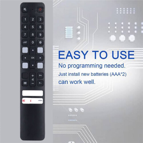 Replacement Remote Control for TCL TV for FMR5 Models No Voice Function 2