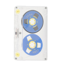 60 Min Transparent ABS Cassette Tape for Music & Voice Recording