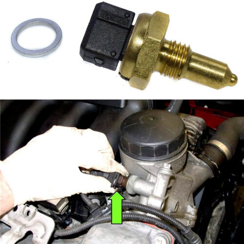 4X Engine Coolant Water Temperature Sensor 13621433076 for 06-13 - X5 335I E90 E92 E60 1