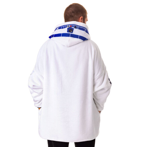 Star Wars Star Wars Blanket Hoodie (Unisex White) 1