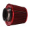 2X Universal Car Air Filter Vehicle Induction Kit High Power Mesh Cone Red Finish 3