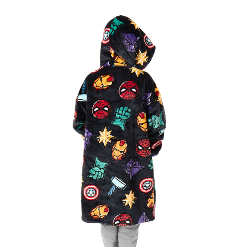 Marvel Marvel Blanket Hoodie (Boys Multicoloured) 1