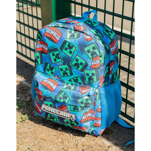 Minecraft Minecraft Backpack (Unisex Kids Blue) 1