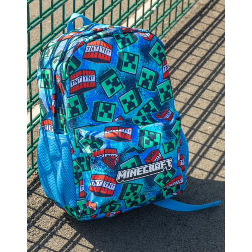 Minecraft Minecraft Backpack (Unisex Kids Blue) 2