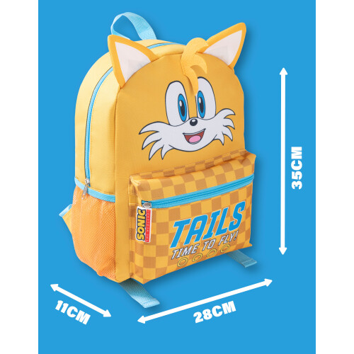 Sonic The Hedgehog Sonic the Hedgehog Backpack (Unisex Kids Yellow) 2