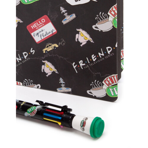 Friends Friends Composition Notebook and Pen (Womens Black) 1