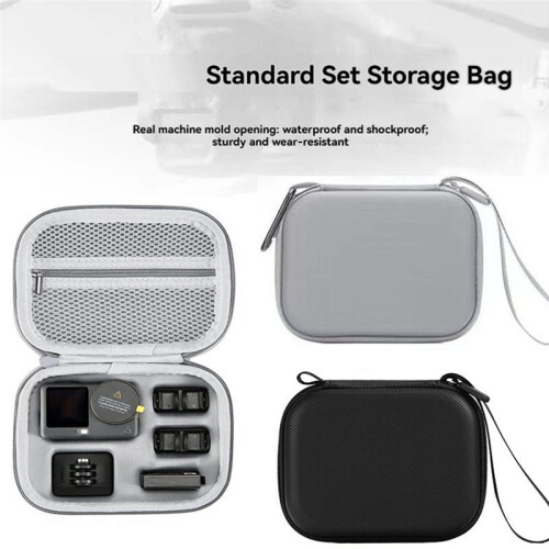 For  Action 6 Standard Storage Bag Travel Carrying Case Hard Waterproof Box for  Action 6 Camera Accessory Black 1
