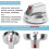 DG64-00473A Burner Control Dial Knob Range Oven Replacement for  Gas Range/Oven/Stove,Reinforcement Ring.5-Pack 6