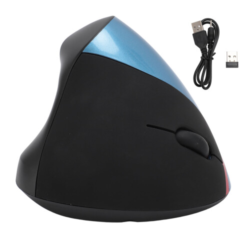 Mouse verticale ergonomico per mano destra blu 500 mAh 1