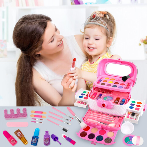Mädchen-Make-up-Set – echte Kosmetik mit Reiseetui 1