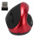 Mouse verticale wireless destro 800-1600 DPI rosso 2