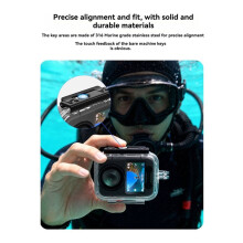For Osmo 360 Invisible Dive Case Waterproof Housing 45M Underwater Protective Shell for Osmo 360 Accessories