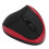 Mouse verticale wireless destro 800-1600 DPI rosso 15