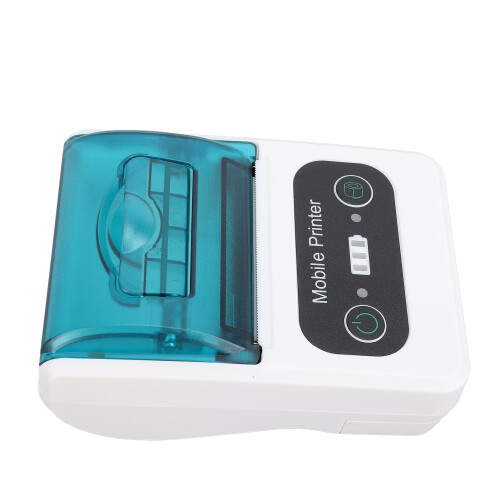 Bluetooth 58mm Belegdrucker 2600mAh Grün/Weiß 2