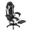 Living And Home (Black+White) High Back Gaming Chair with Footrest 4