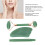 Jadestein Roller Massage Gua Sha Set Grün 3