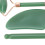 Jadestein Roller Massage Gua Sha Set Grün 9