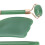 Jadestein Roller Massage Gua Sha Set Grün 11