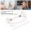 Jadestone Double-Head Gua Sha Roller Set, White Facial Tool 4