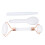 Set di rulli Jadestone - Gua Sha a doppia testa bianco 2