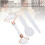 Set di rulli Jadestone - Gua Sha a doppia testa bianco 5