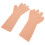 Verlängerte elastische Silikonhandschuhe - Hautfarbe 13