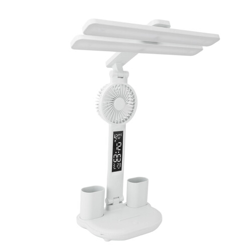 Lampe de bureau LED avec ventilateur 2000 mAh 7 W pliable 2