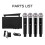 VM304 Audio 4-Channel Wireless Microphone System Handheld Mic 80M Range for Karaoke Speech Singing Portable Set US Plug 6