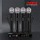 VM304 Audio 4-Channel Wireless Microphone System Handheld Mic 80M Range for Karaoke Speech Singing Portable Set US Plug 7