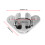 Bugklampe 316 Edelstahl Hochglanz 2