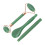 Set di rulli Jadestone gua sha a doppia testa verde 11