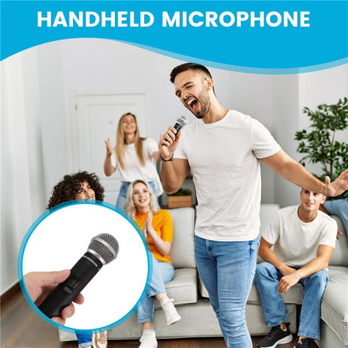 DEBRA PROFESSIONAL AUDIO Wireless Handheld Microphone UHF Wireless Microphone for Interview Live Broadcast 1