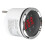 52 mm Pressione Digitale dell'Olio e Temperatura dell'Acqua 9-32V Rosso 7