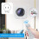 Portable  CD Player,Wall Mount CD Player Home Audio Music Players with Remote Control,LCD Display-US Plug 2