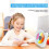 Portable  CD Player,Wall Mount CD Player Home Audio Music Players with Remote Control,LCD Display-US Plug 3