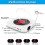 Portable  CD Player,Wall Mount CD Player Home Audio Music Players with Remote Control,LCD Display-US Plug 5
