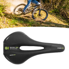 Grüner wasserdichter atmungsaktiver Fahrradsattel für Mountain- und Rennräder
