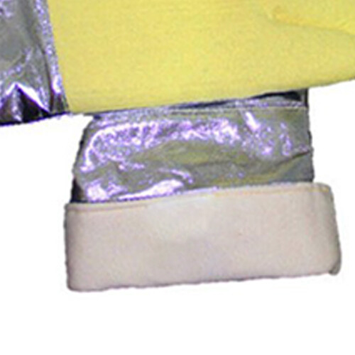 Insulated Aluminium Foil Back Gloves 500C