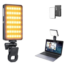 VLOGLITE Bi-Color Draagbare Fotografie Invullamp Oplaadbaar Zacht Licht Paneel Reis Invullamp voor Camera Statief Selfie Stick
