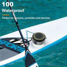 Shower Speaker Portable Waterproof Speaker with Suction Cup Wireless Outdoor Speaker for Pool Camping Hiking