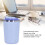 Mug auto-mélangeant 380 ml violet réchargeable par USB 5