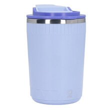 Self Stirring Mug 380ml USB Rechargeable Stainless Steel Purple