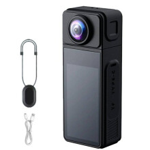 Caméra D'Action 1080p HD, Écran 1,97", Objectif Rotatif à 270, WiFi, Caméra Sportive, Enregistreur de Vlogs Portable, Caméra D'Action Miniature