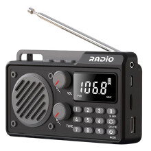 Full Band Radio Portable FM AM SW DSP Radios Receiver 1500mAh Fast Charge Speaker Shockproof for Outdoor
