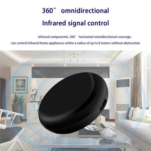 WiFi IR Remote Control  Home Remote Universal Infrared Controller for Air Conditioner Black 1